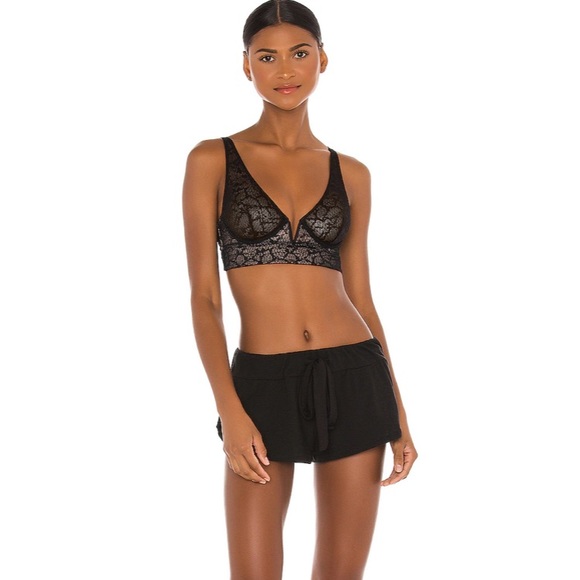 NWT! FREE PEOPLE Tameeka Underwire Bra in Black - Picture 4 of 4